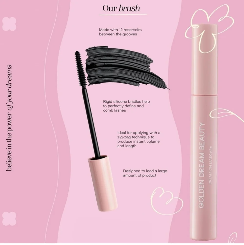 Golden Dream Beauty Dream On Mascara: Black, NIB